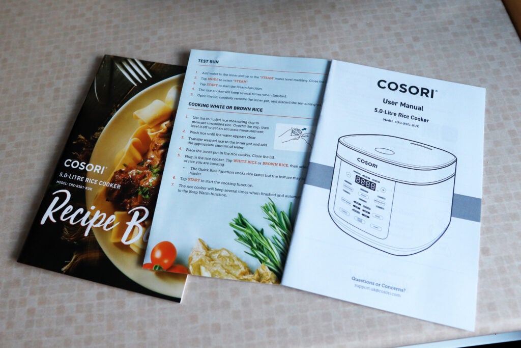 Rezeptbuch - Cosori Reiskocher