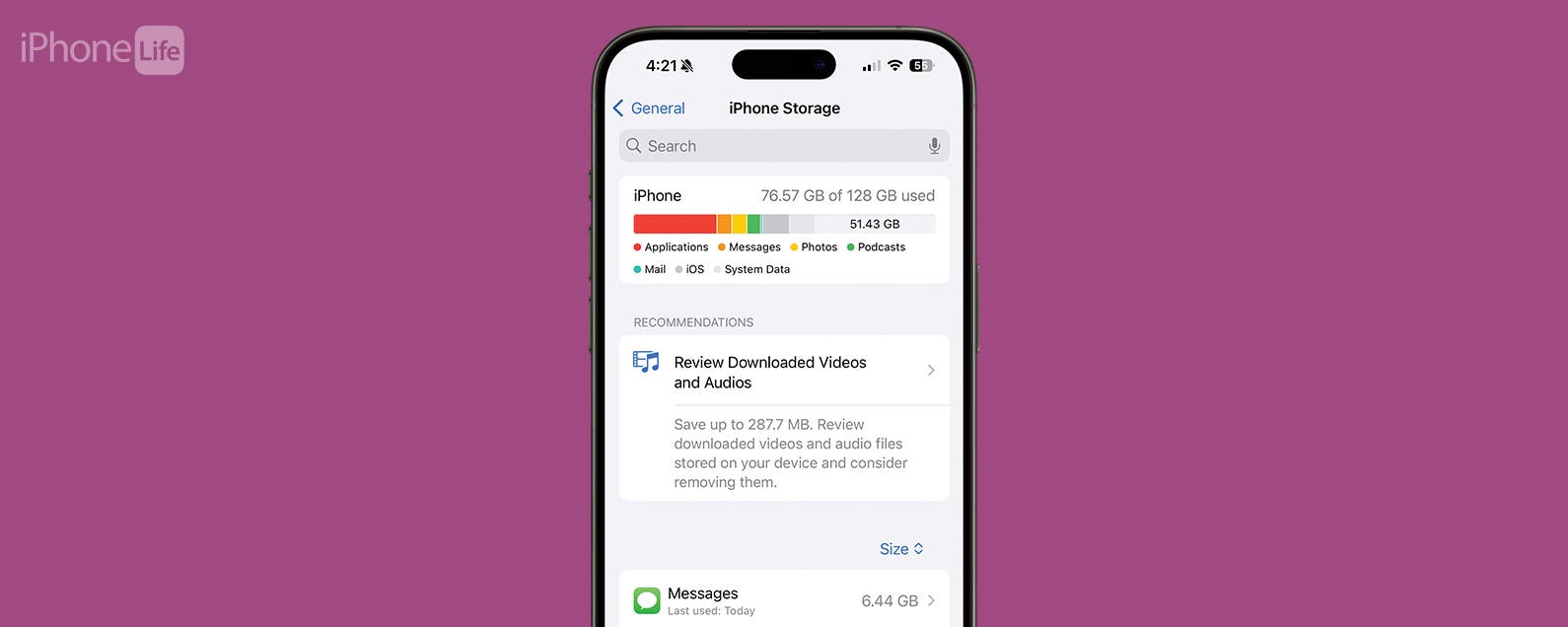 1712702944 Organisieren Sie den Speicher und den Akku Ihres iPhones