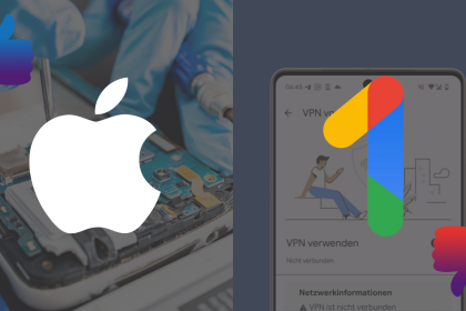 1713081705 Gewinner und Verlierer Apple Reparaturen werden nachhaltiger da Google One VPN