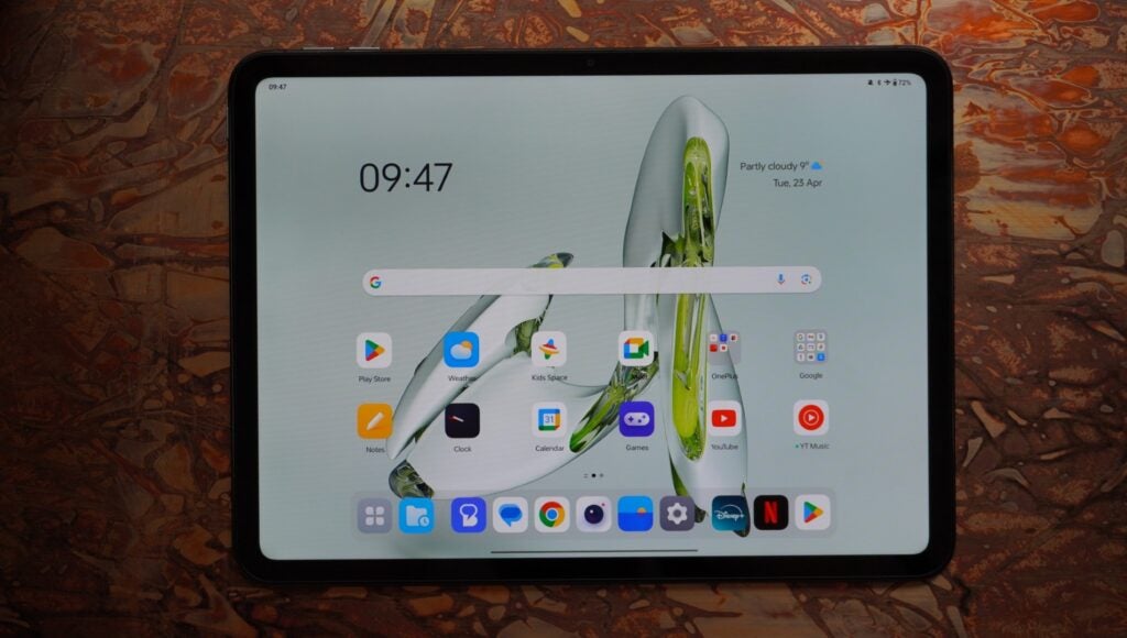 OnePlus Pad Go-Bildschirm