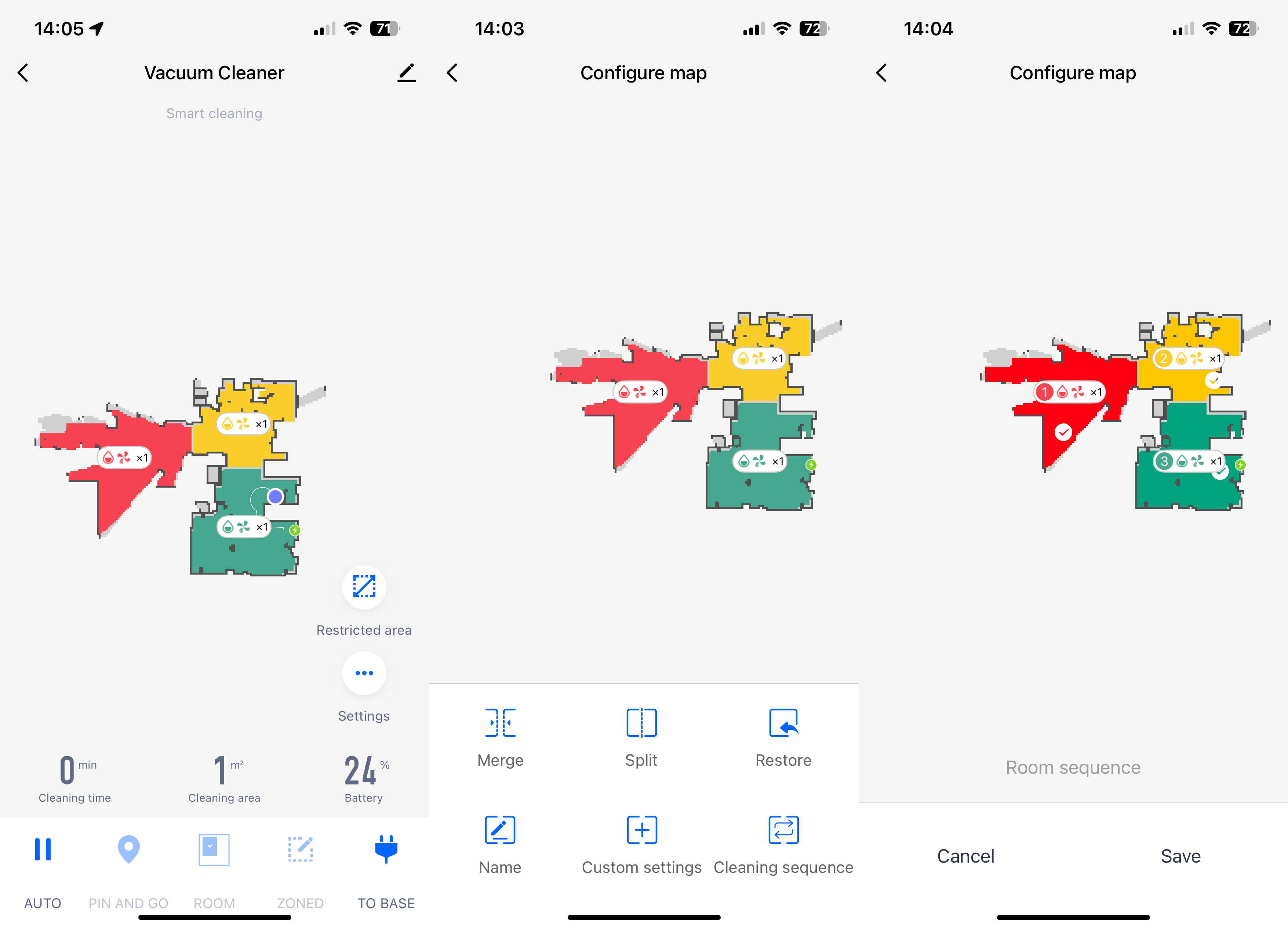 Aeno RC3S-App-Karte