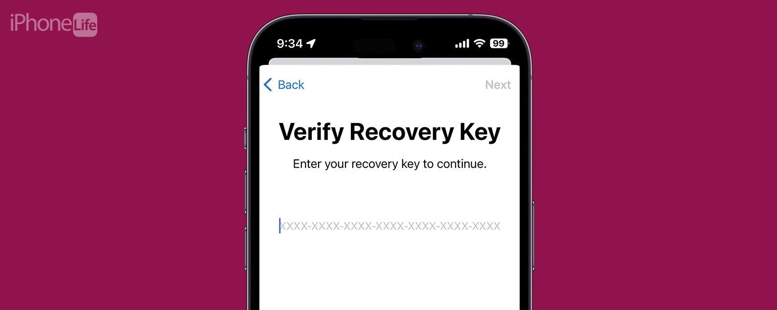 Schuetzen Sie Ihre Apple ID mit einem Wiederherstellungsschluessel