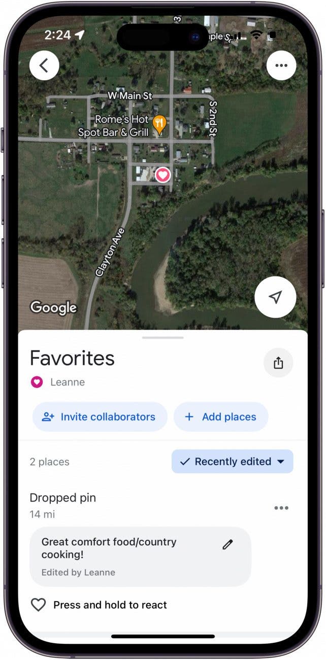 So finden Sie den Drop-Pin in Google Maps app.jpeg