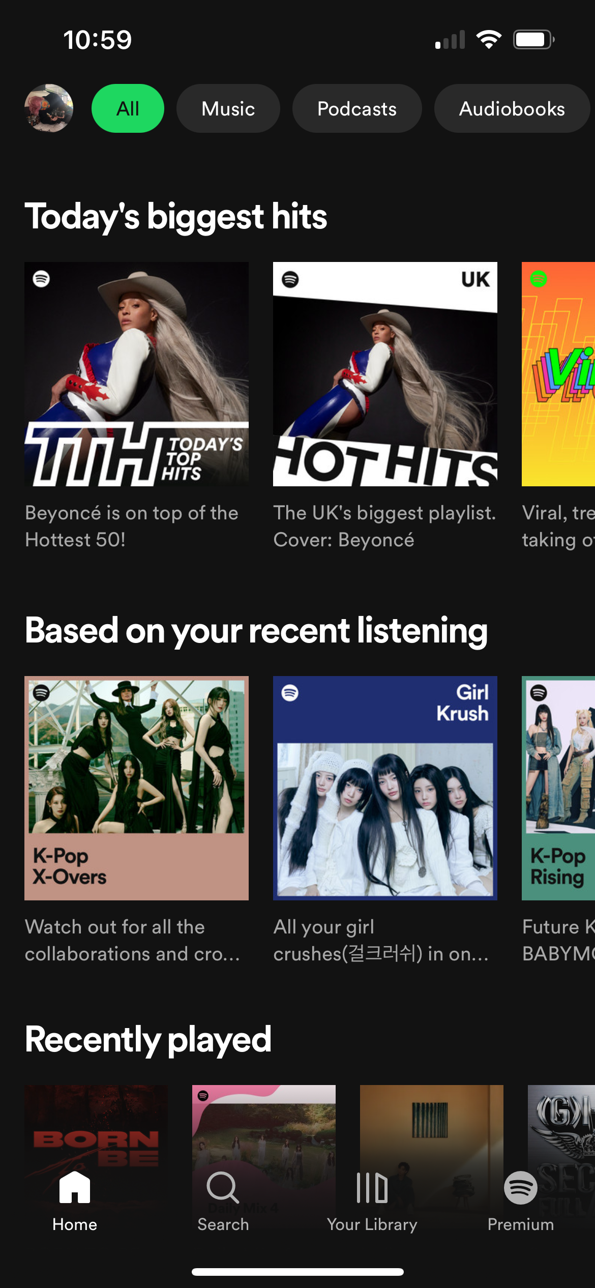 So ueberpruefen Sie ob Spotify nicht verfuegbar ist