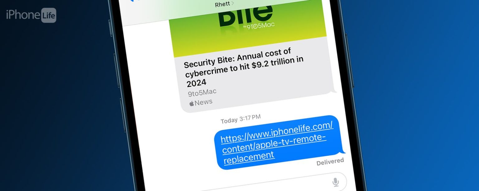 1714523821 Deaktivieren Sie die Link Miniaturansichten in der Nachrichten App auf dem iPhone