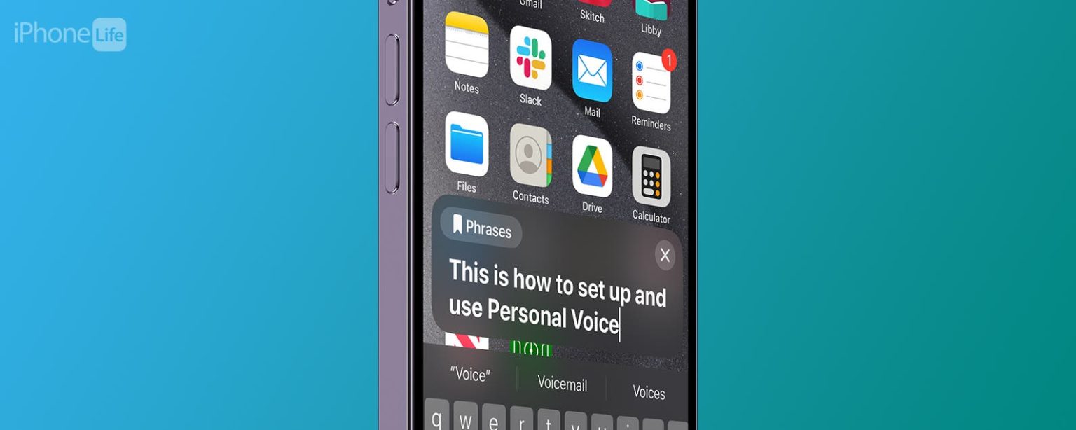 1714594407 So verwenden Sie Personal Voice auf Ihrem iPhone