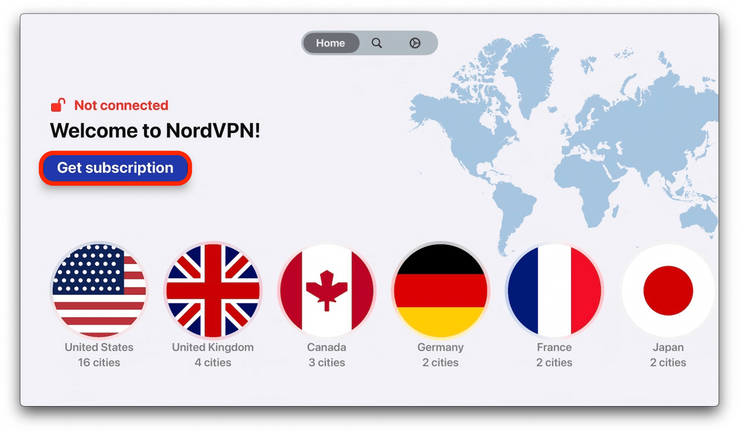 Öffnen Sie die App und befolgen Sie die Anweisungen auf dem Bildschirm, um die App mit Ihrem VPN-Konto zu verknüpfen.