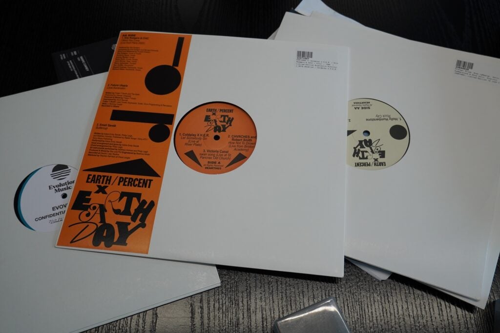 EvoVinyl-Schallplatten gepresst