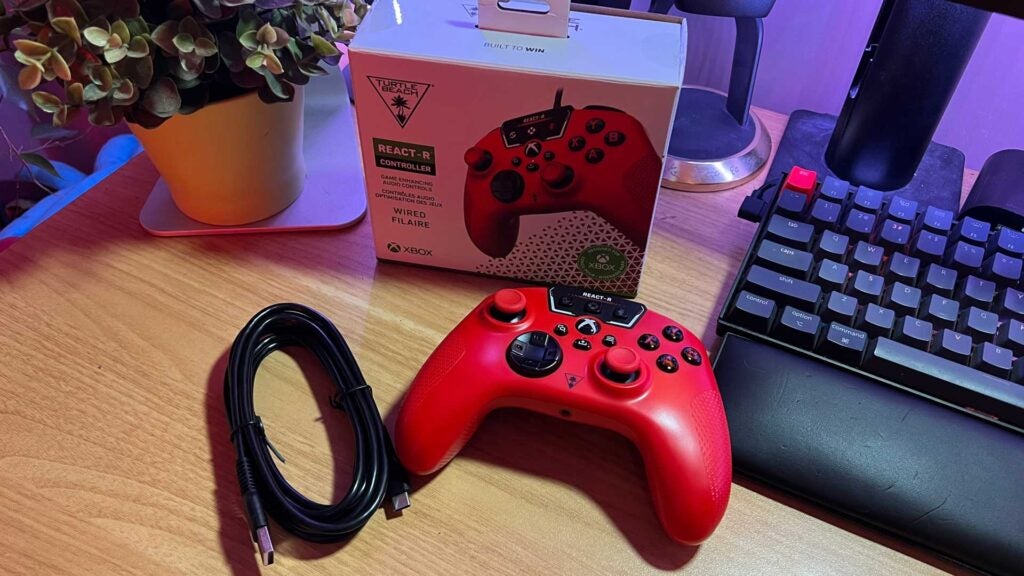 Die Verpackung des Turtle Beach React-R