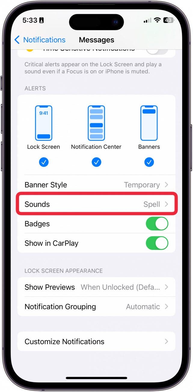 iPhone-Textbenachrichtigung funktioniert nicht
