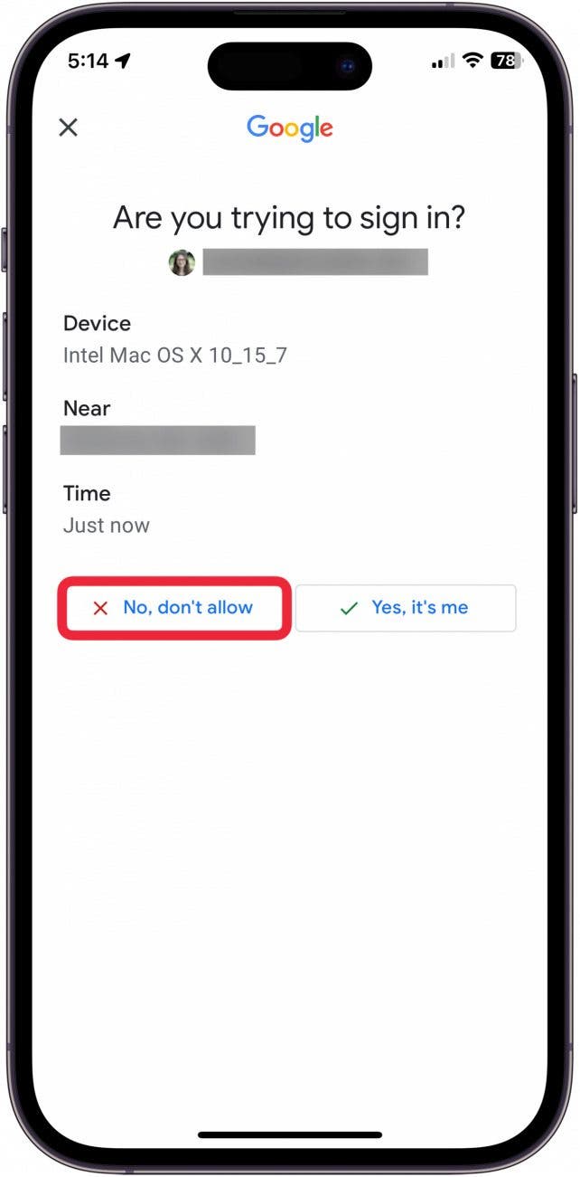 Sekundäre Gmail-Authentifizierung