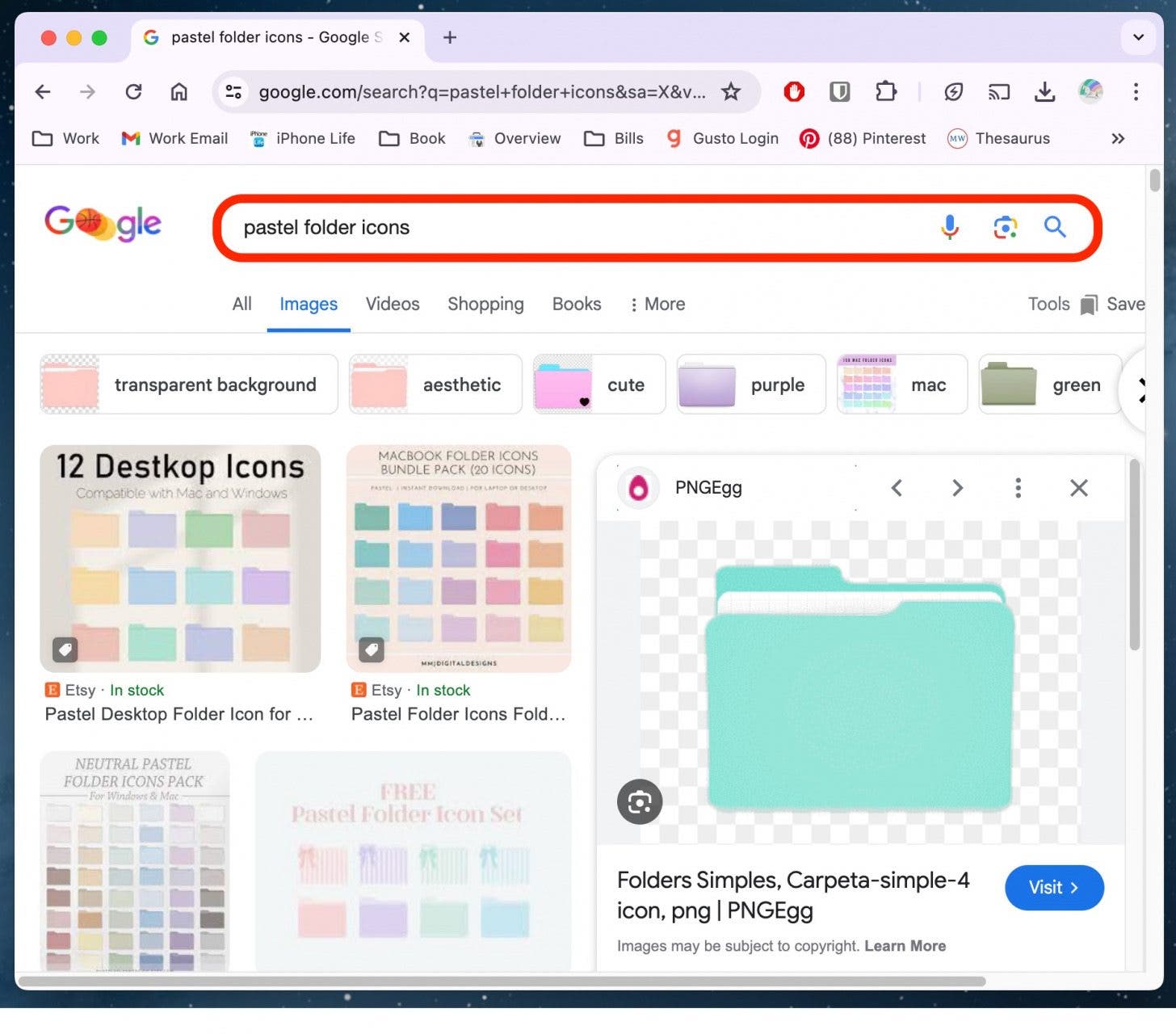 So ändern Sie die Farbe eines Ordners auf dem Mac