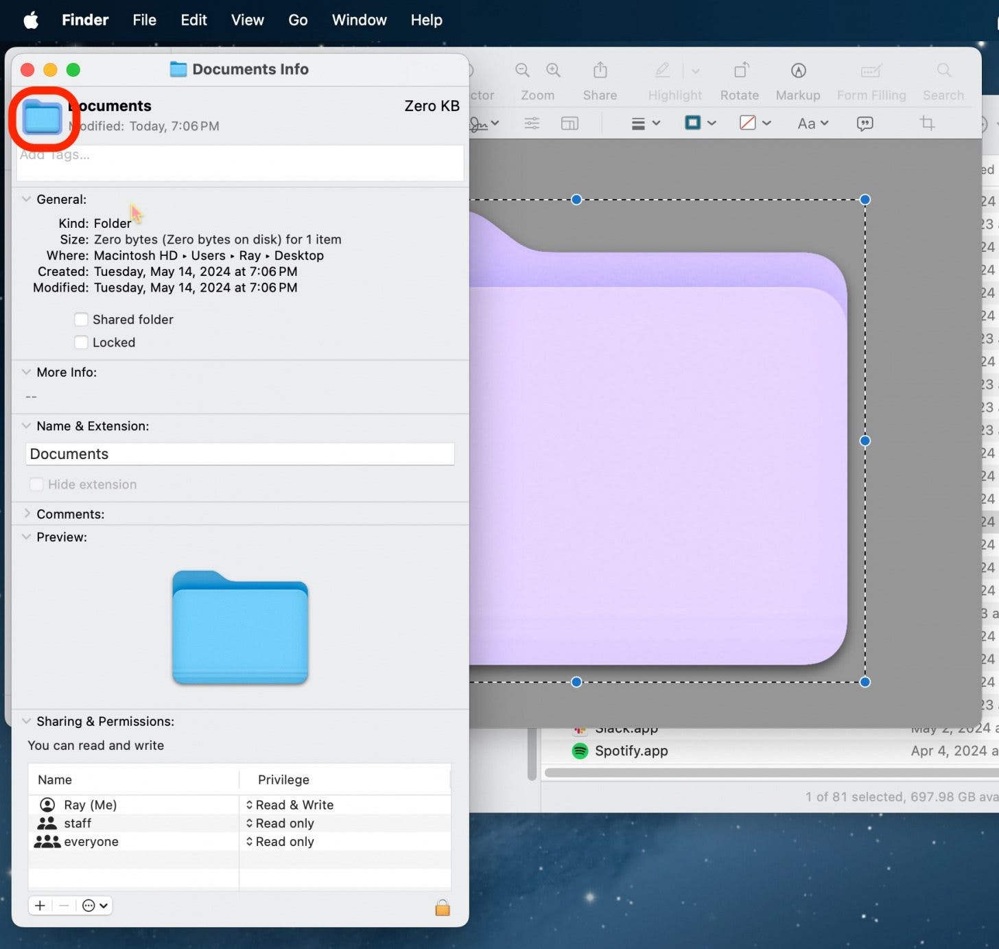 Mac: So ändern Sie die Ordnerfarbe