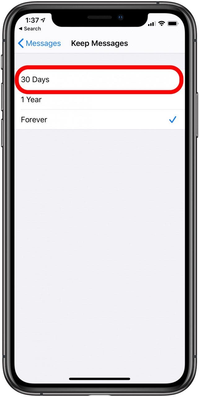 1716922148 65 So sparen Sie iPhone Speicherplatz indem Sie alte Textnachrichten automatisch loeschen