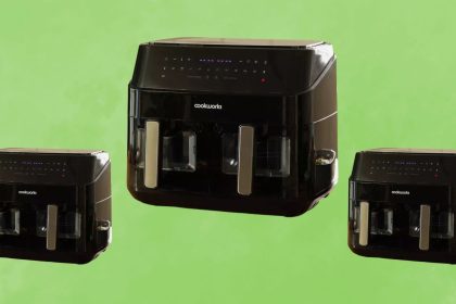 Argos verkauft eine Heissluftfritteuse mit zwei Schubladen fuer nur 80