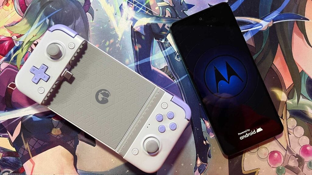 Das GameSir X2S von einem Moto G04-Mobilteil.