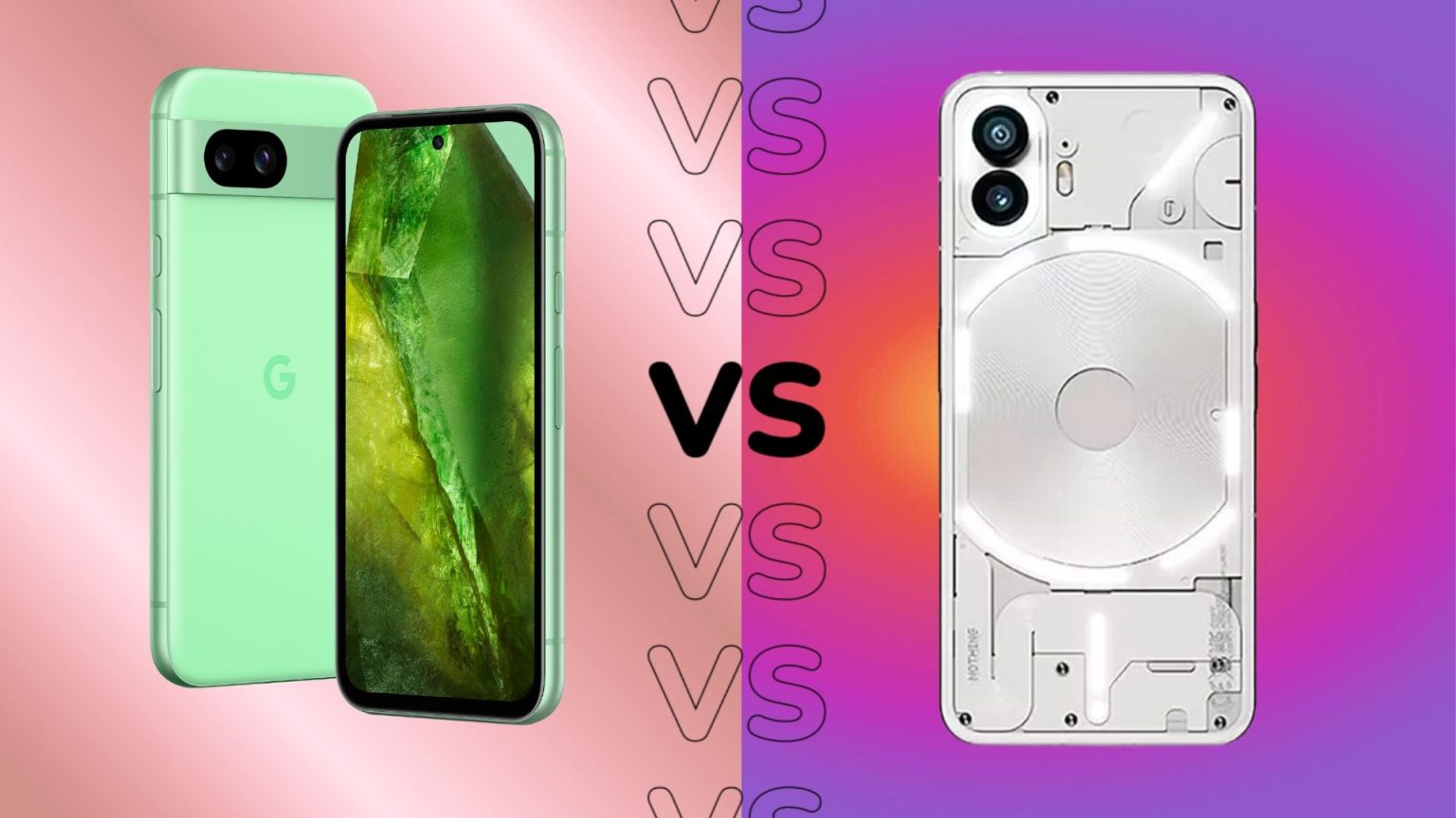 Google Pixel 8a vs Nothing Phone 2 Welches ist guenstiger