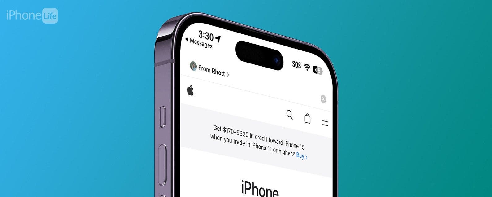 So sehen Sie auf dem iPhone wer Ihnen Links gesendet