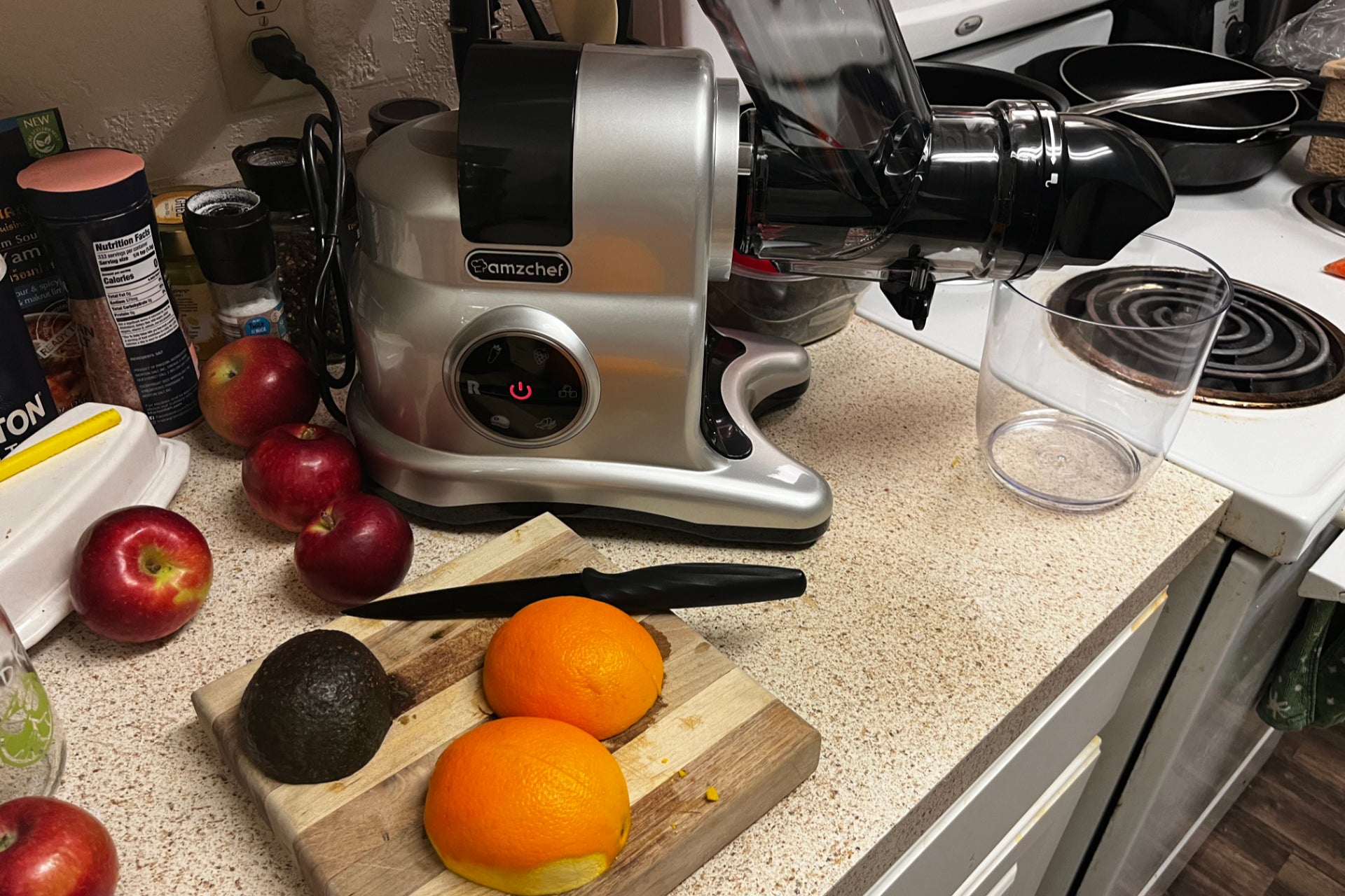 1717782545 AMZCHEF 5 in 1 Innovativer Kaltpress Slow Entsafter ZM1517 Testbericht