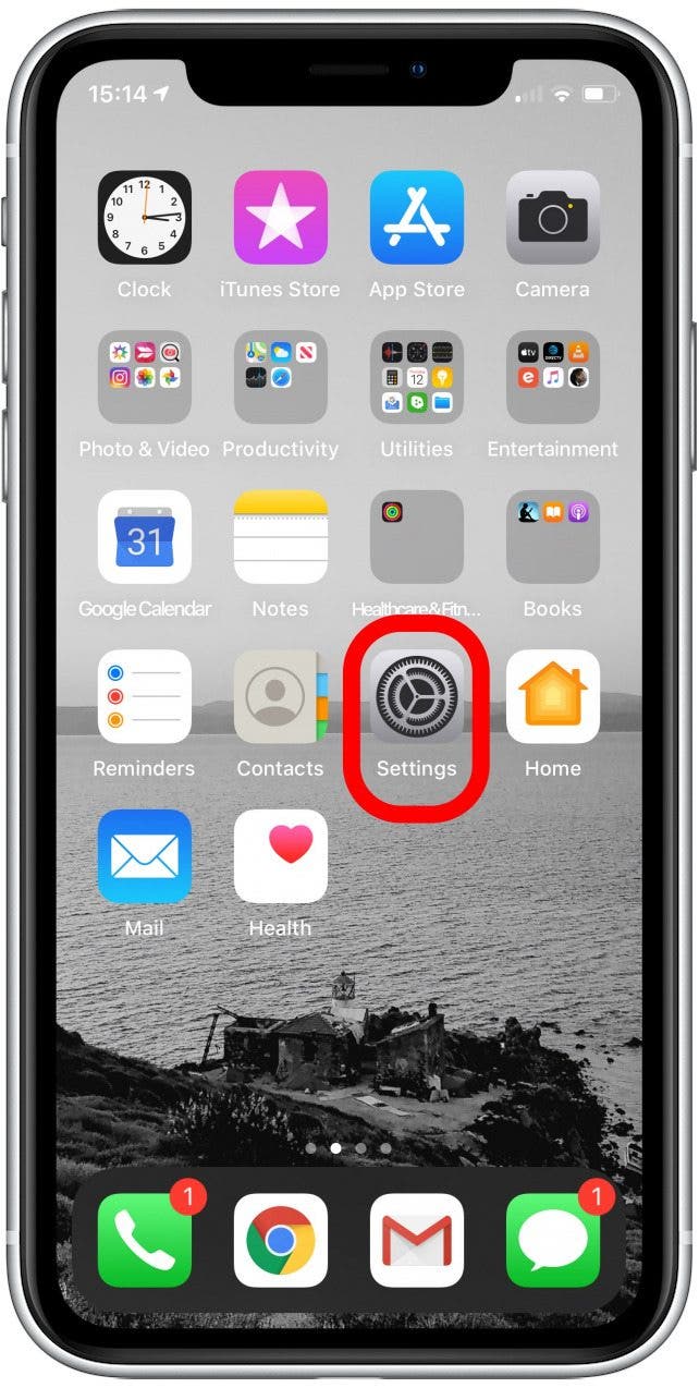 Text auf dem iPhone wischen