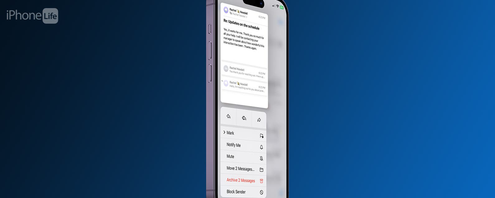 1717987026 So zeigen Sie auf dem iPhone schnell eine E Mail Vorschau an