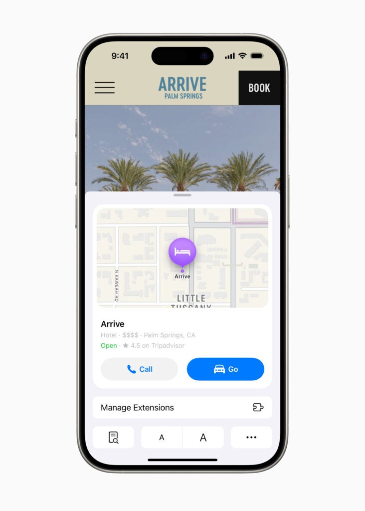 Highlights von iOS 18 Safari