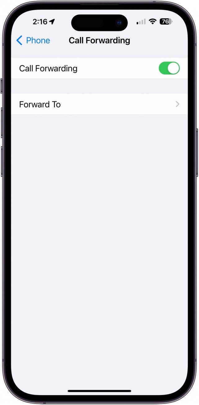 Anrufweiterleitung aktivieren, um Voicemail auf dem iPhone zu stoppen Anrufweiterleitung aktivieren, um Voicemail auf dem iPhone zu stoppen