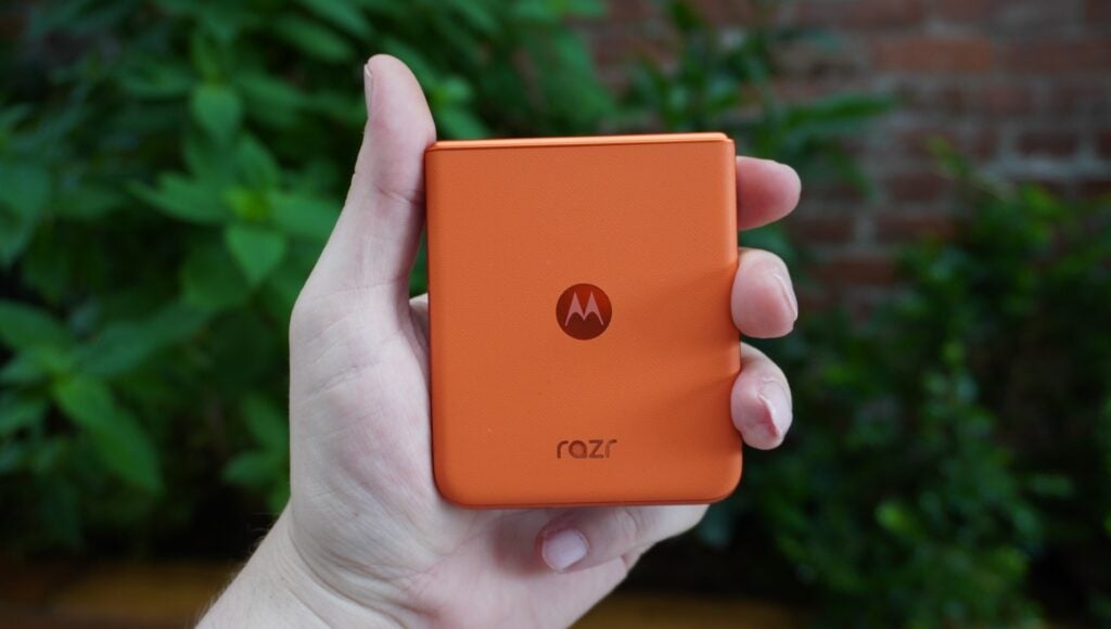 Rückseite des Motorola Razr 50