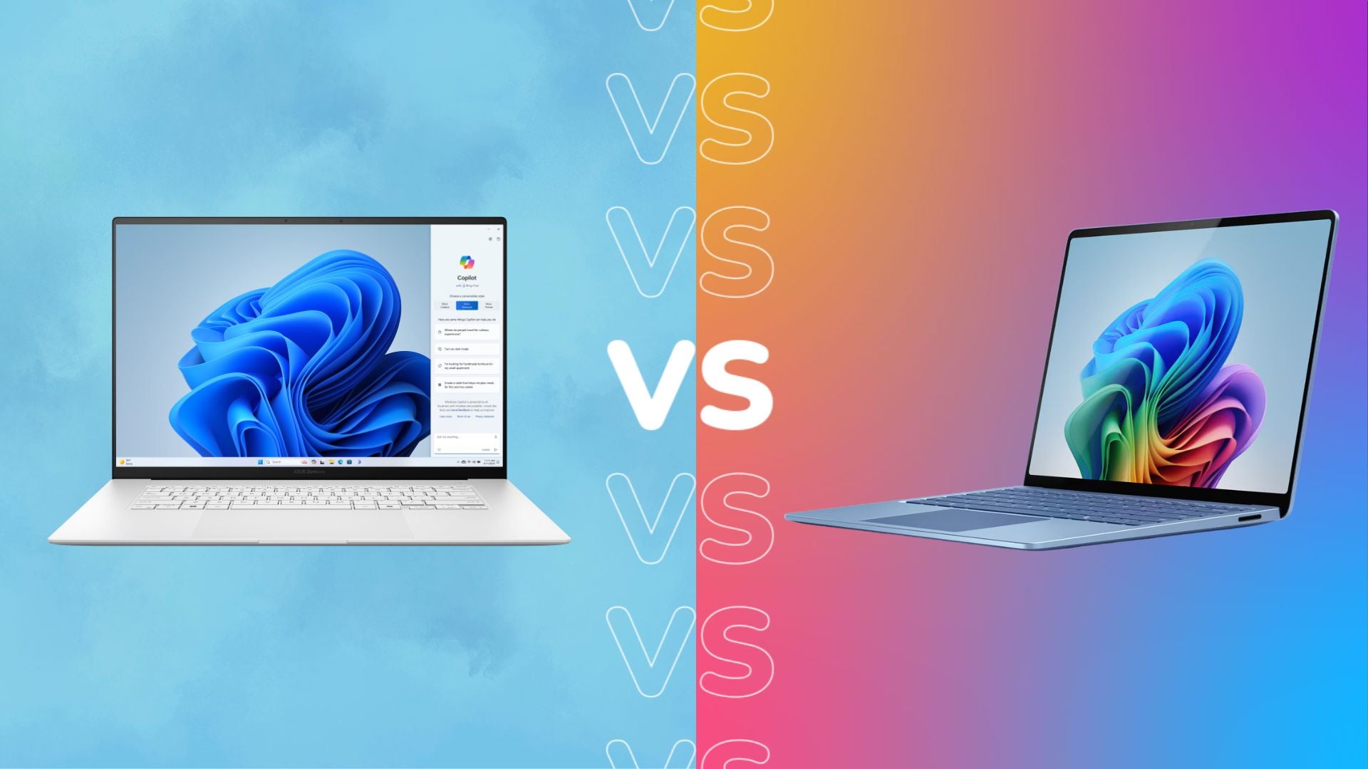 Asus Zenbook S 16 2024 vs Surface Laptop 7 Wie
