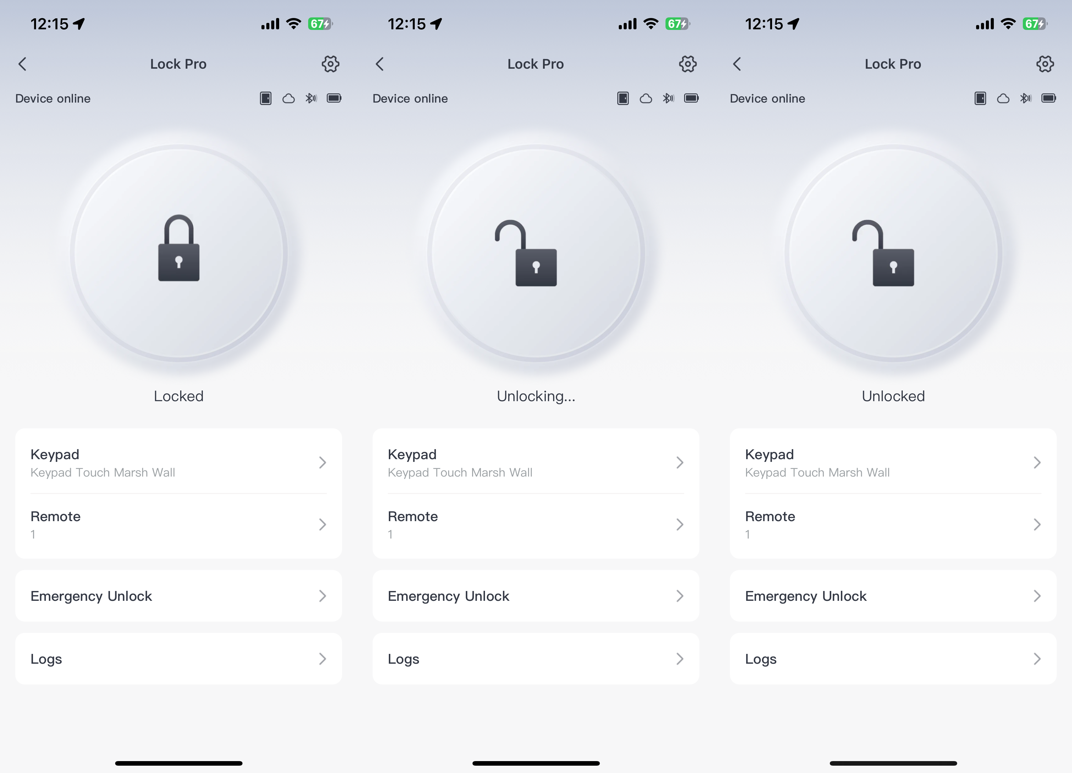 SwitchBot Lock Pro App
