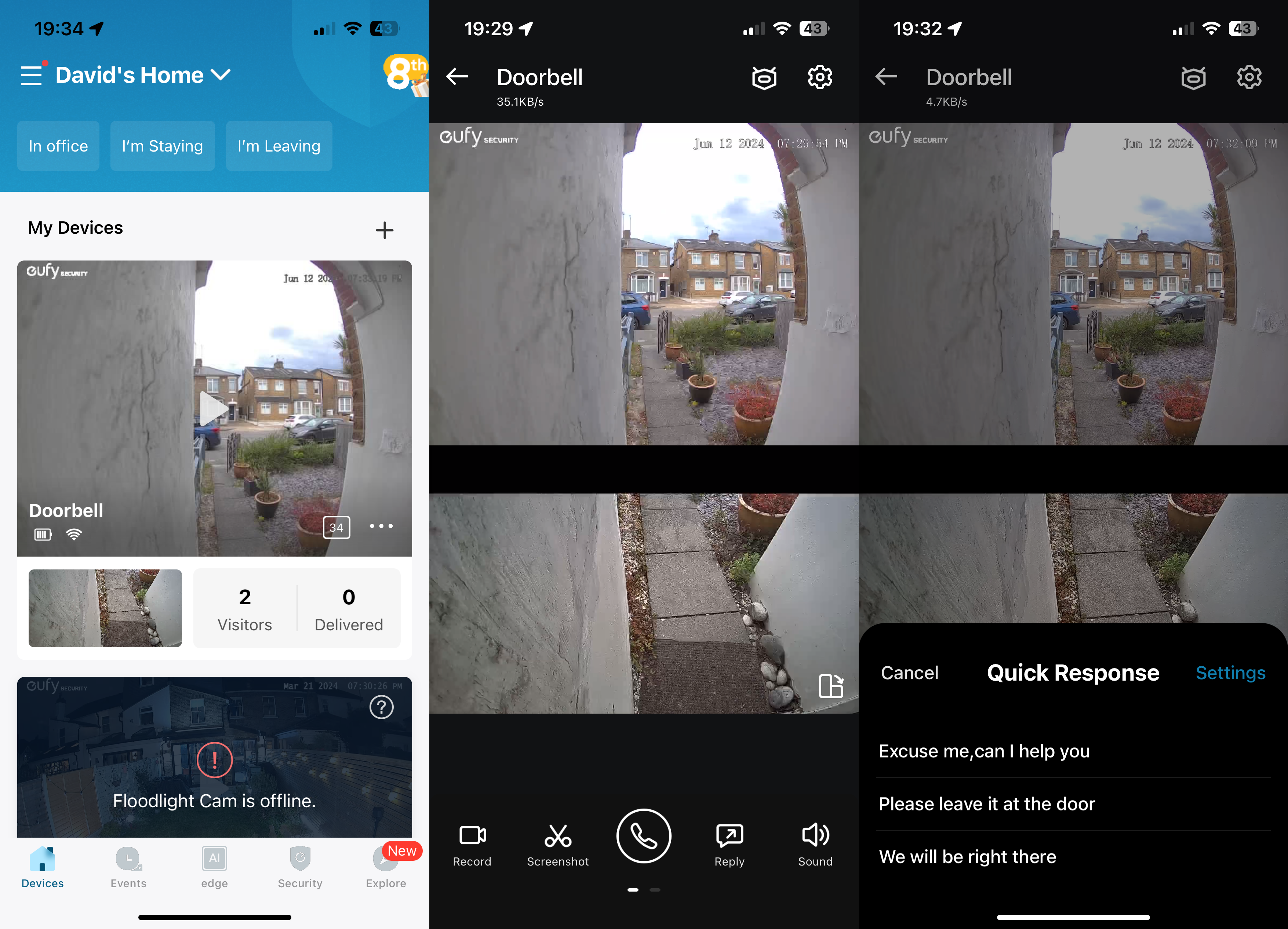 Eufy Video Doorbell E340 App