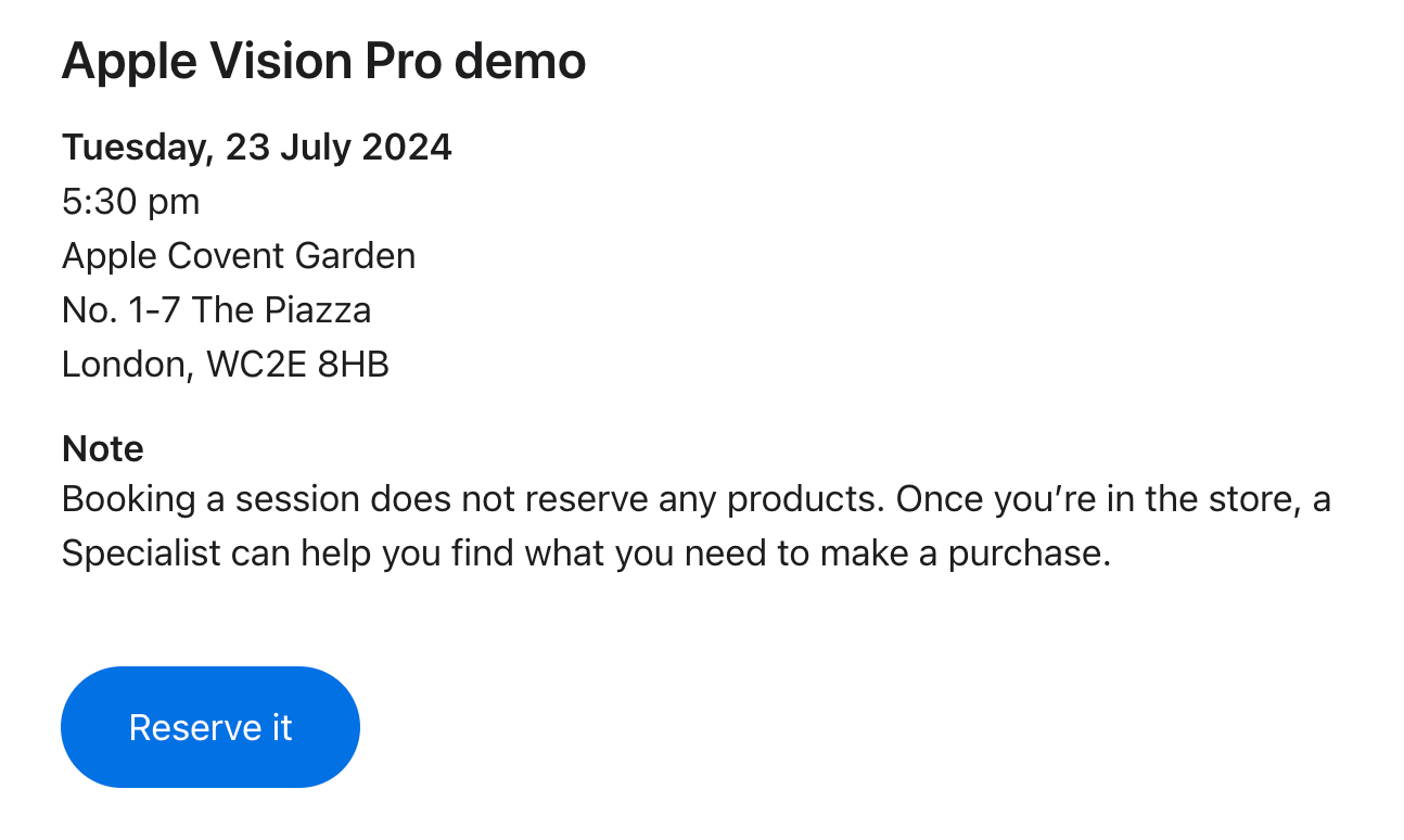 1721838263 377 So buchen Sie eine Apple Vision Pro Demo