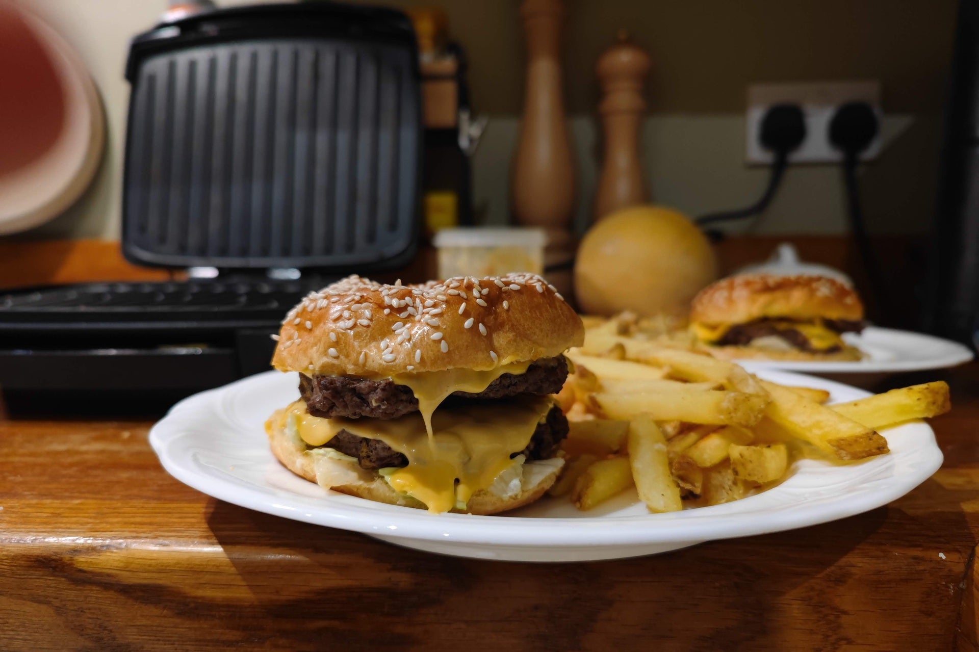 George Foreman Medium Immersa Grill fertiges Essen