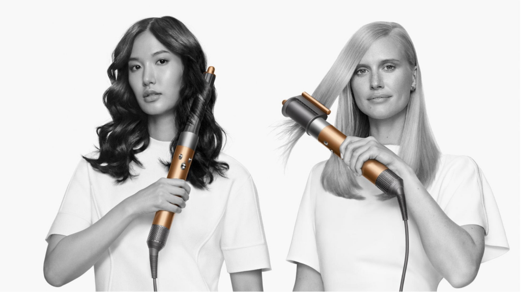 Dyson Airwrap im Einsatz