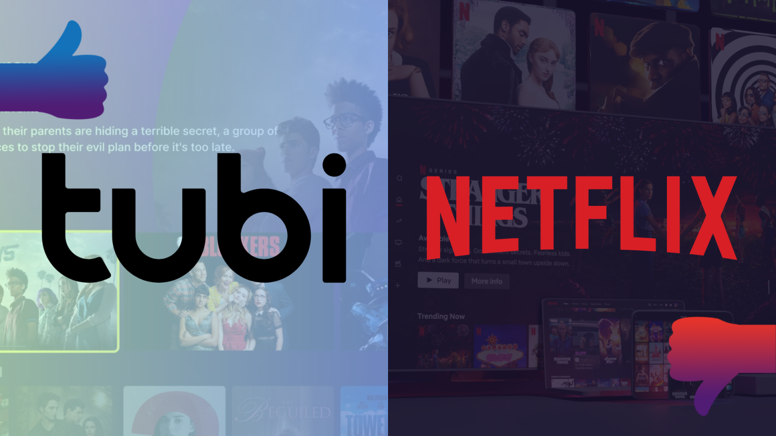 Gewinner und Verlierer Tubi kommt nach Grossbritannien waehrend Netflix seinen