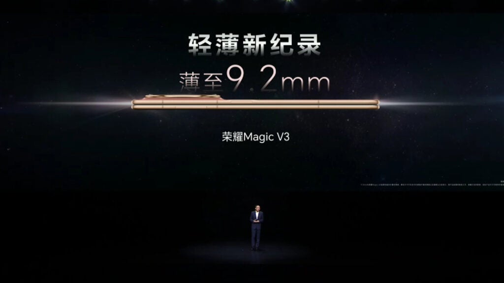 Honor Magic V3 Dicke