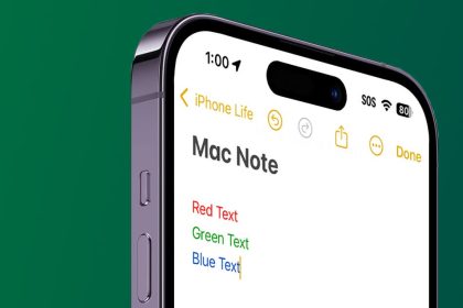 1722468982 Koennen Sie die Schriftfarbe in Notizen auf dem iPhone aendern