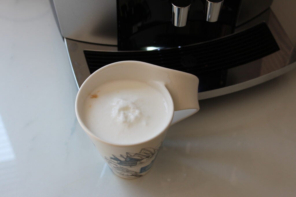 Jura J8 Milchschaum