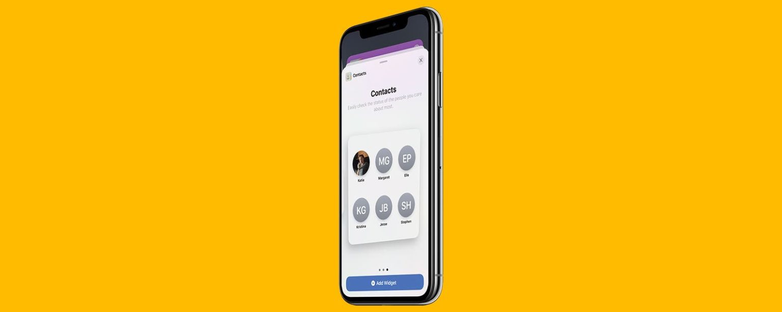 1723578505 Behalten Sie Ihre Lieblingskontakte mit dem Kontakte Widget auf dem iPhone Startbildschirm
