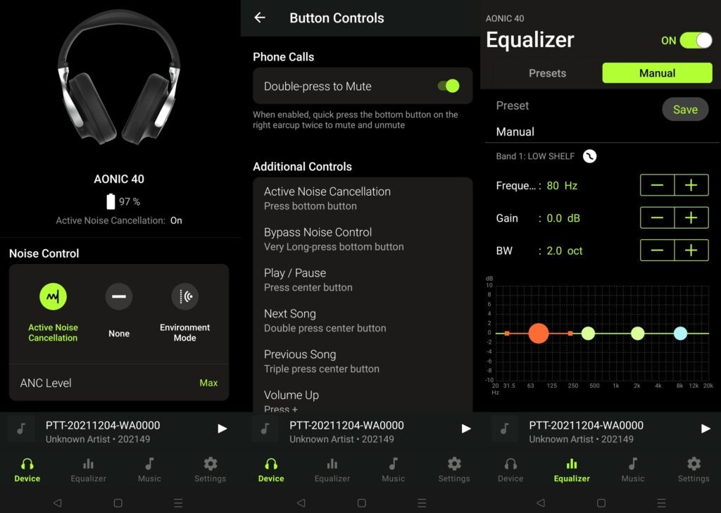 Shure AONIC 40 ShurePlay App
