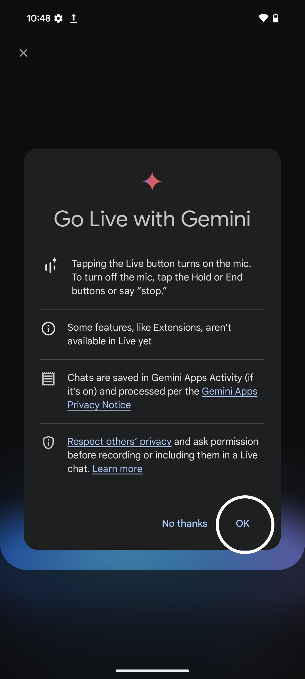 1724847143 834 So verwenden Sie Gemini Live auf dem Google Pixel 9