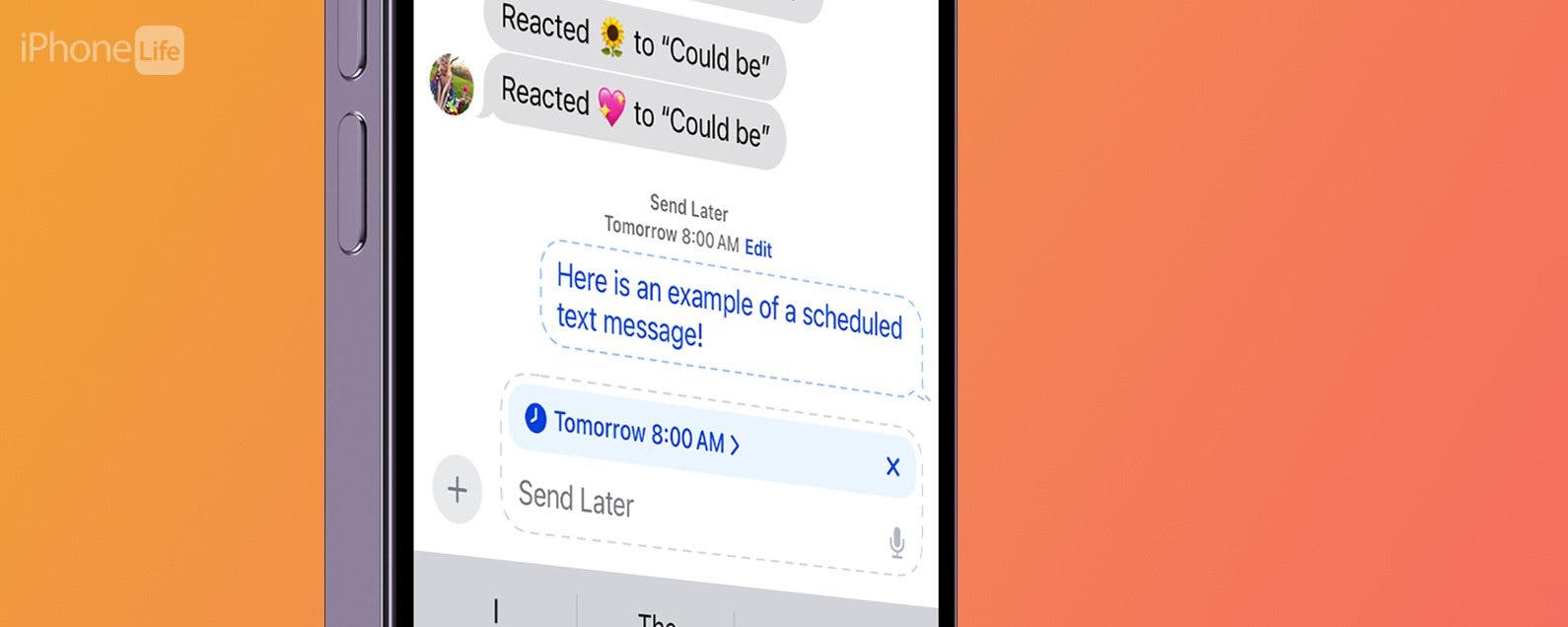 Planen Sie Nachrichten zum spaeteren Senden mit iOS 18