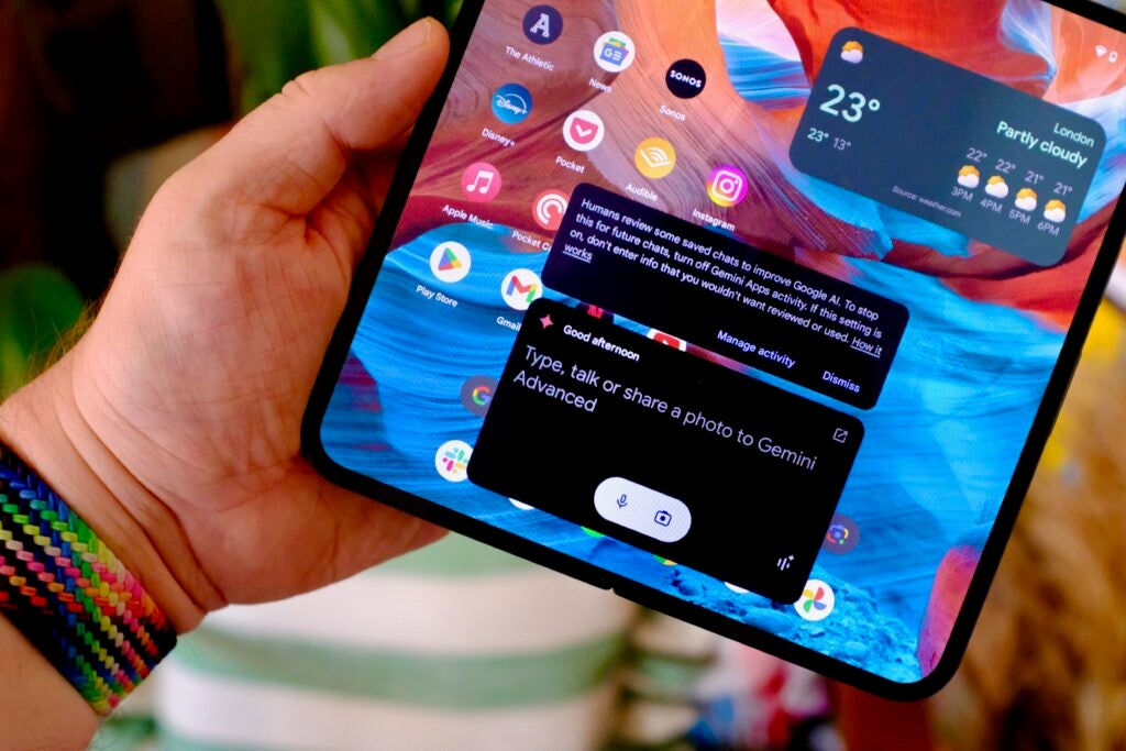 Google Pixel 9 Pro Fold Gemini Live