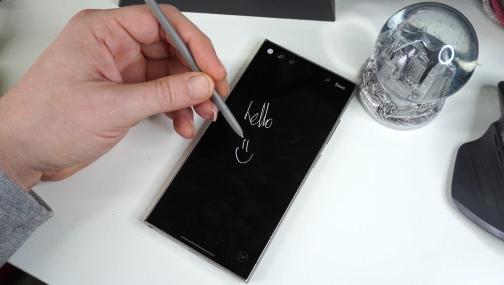 Verwendung des S Pen auf dem Samsung Galaxy S24 Ultra