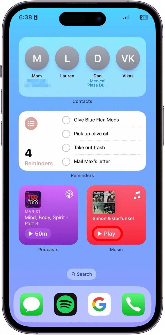 iOS-Widget