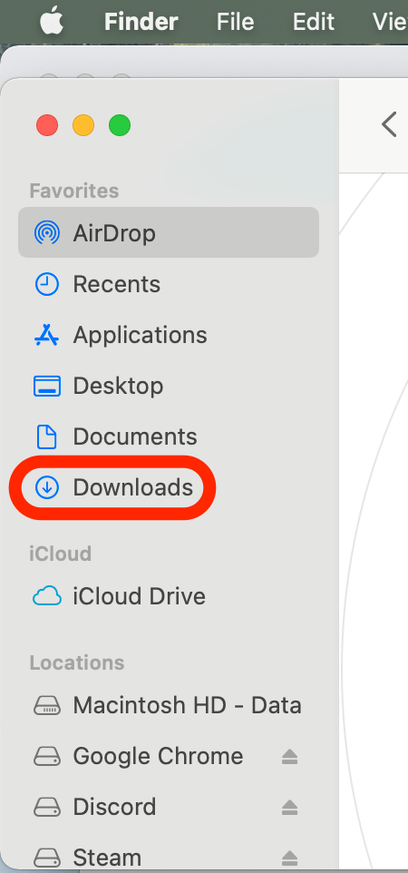 Klicken Sie auf Downloads