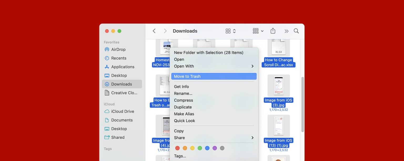 1727144665 So loeschen Sie Downloads auf dem Mac um Speicherplatz freizugeben