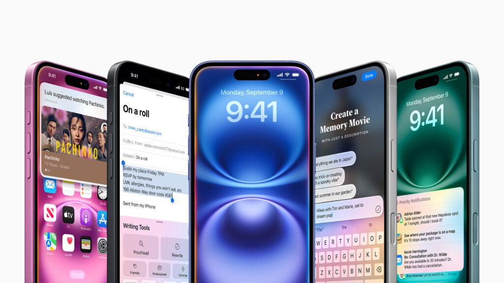 iPhone 16 mit Apple Intelligence-Tools