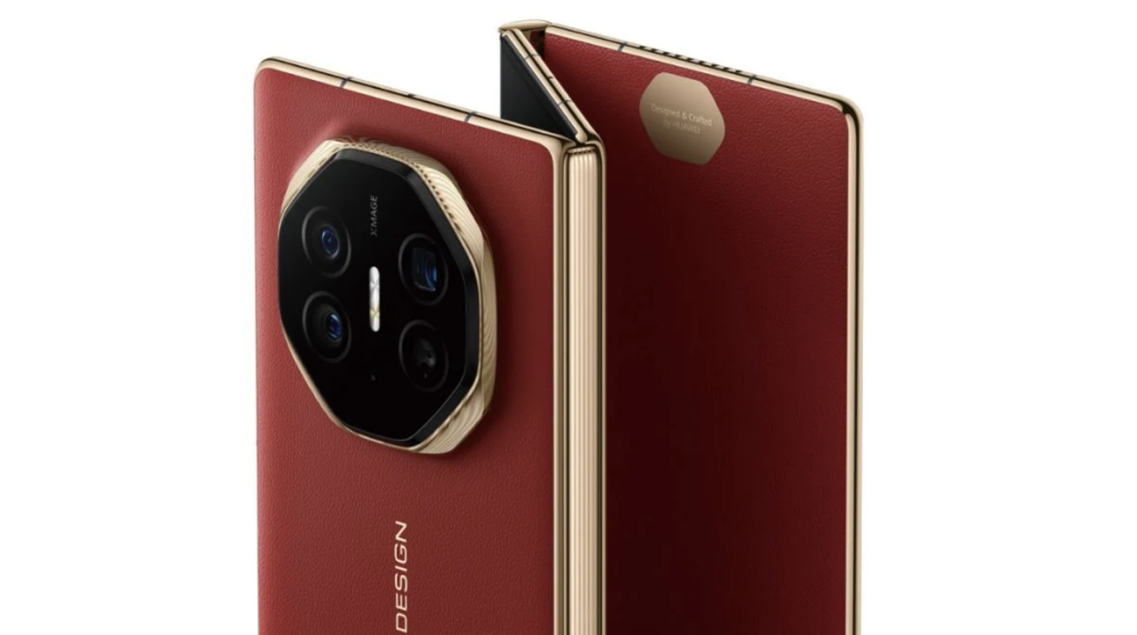 Huawei Mate XT Ultimate halb gefaltet
