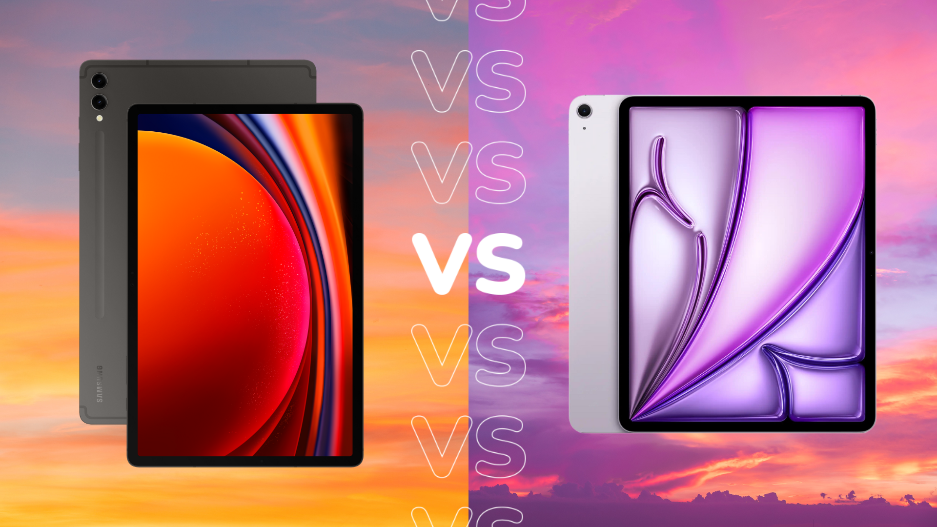 Samsung Galaxy Tab S10 Plus vs iPad Air 2024 Apple
